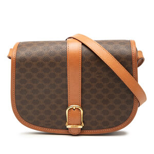 Pre-Loved Celine Macadam Coated Canvas Crossbody